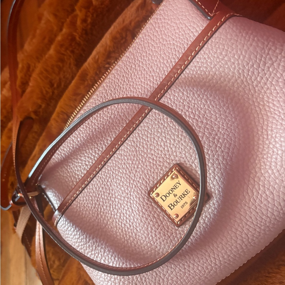 Dooney & Bourke Pink Leather Crossbody Bag